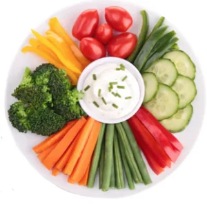 Gemüsesticksplatte