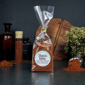 Macisblüte gemahlen