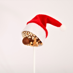 Tischdeko Mütze Samichlaus Lolli