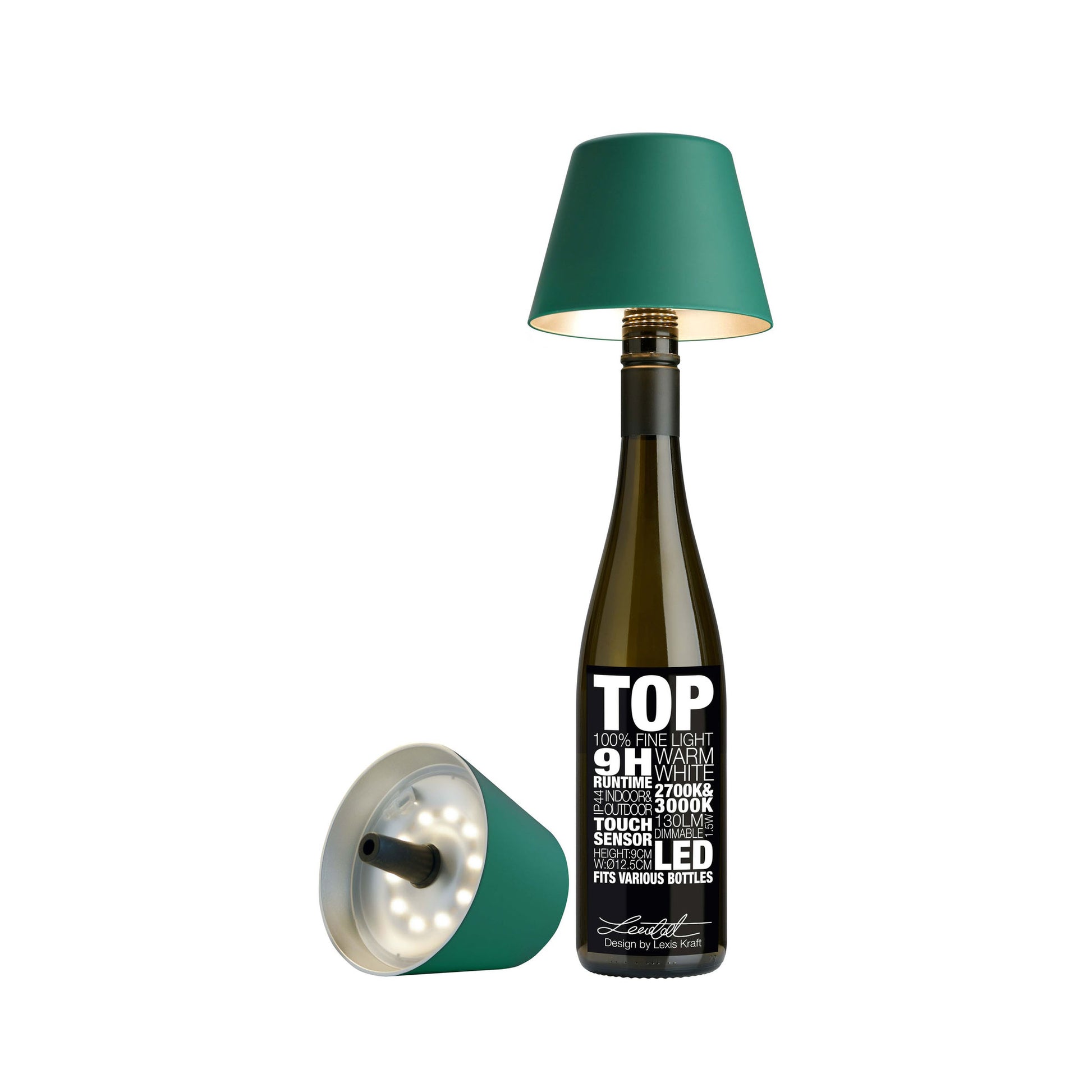 Akku Leuchte Top, Grün