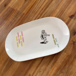 Servierplatte Roboter