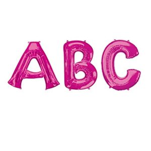 Amscan International 3543201 Buchstabe P Folienballon, Pink