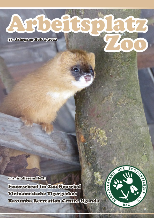 „Arbeitsplatz Zoo“33. Jahrgang, Heft 1/2022