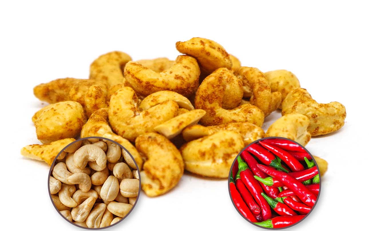 Cashewkerne mit Chili
