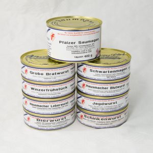 Dosenpaket XL – Original Pfälzer Dosenwurst (2kg)