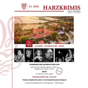 Tickets Harzkrimis on Tour 21. Mai