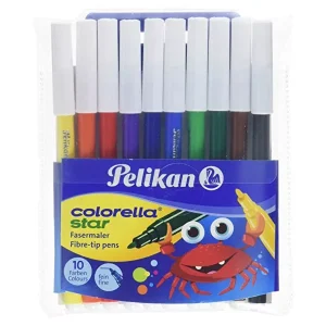 Pelikan 904821 Fasermaler Colorella Star, rund, 10er Etui