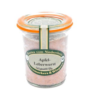 Apfel-Leberwurst im Glas, 125 g