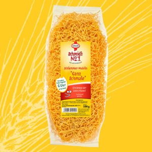 Schmid’s No 1 Schlemmer-Nudeln „Ganz Schmale“ 2 mm 500 g