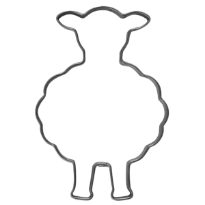 Ausstecher Schaf