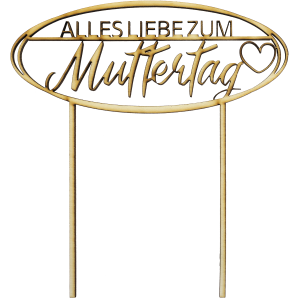 Cake Topper aus Holz
