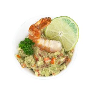 Garnele auf Avocadosalat