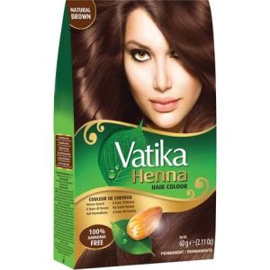 Vatika Henna Haarfarbe Natural Brown 60g