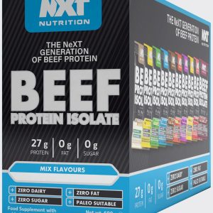 NXT BEEF PROTEIN MIXED SACHETS 20x30g