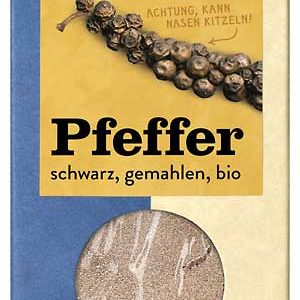 Pfeffer schwarz gemahlen
