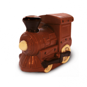 Lokomotive aus Vollmilchschokolade 38%