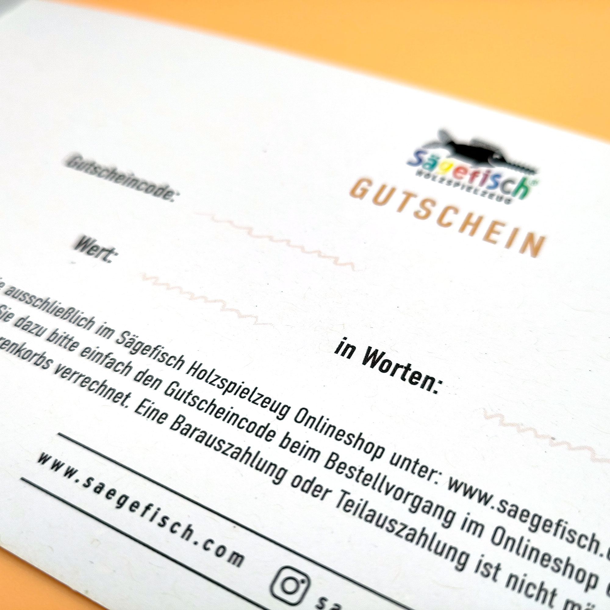 Sägefisch Einkaufsgutschein 20 Euro – Bild 3