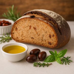 Tomate-Feta aus Natursauerteig